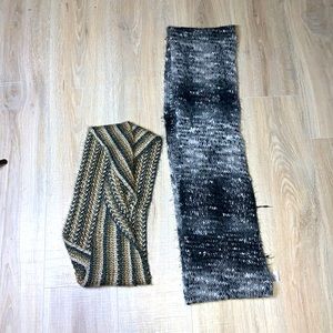 Coldwater Creek twisted circle scarf bundle